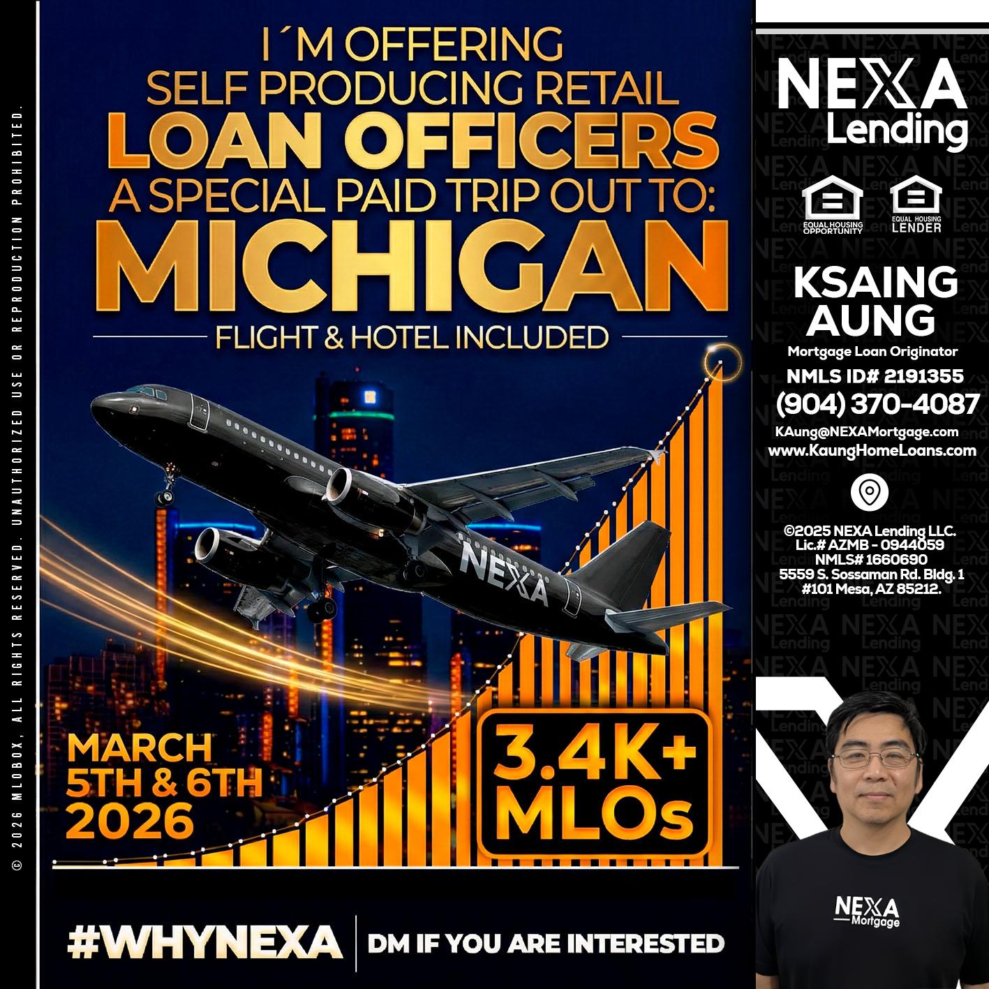 MICHIGAN - Ksaing Aung -Mortgage Loan Originator