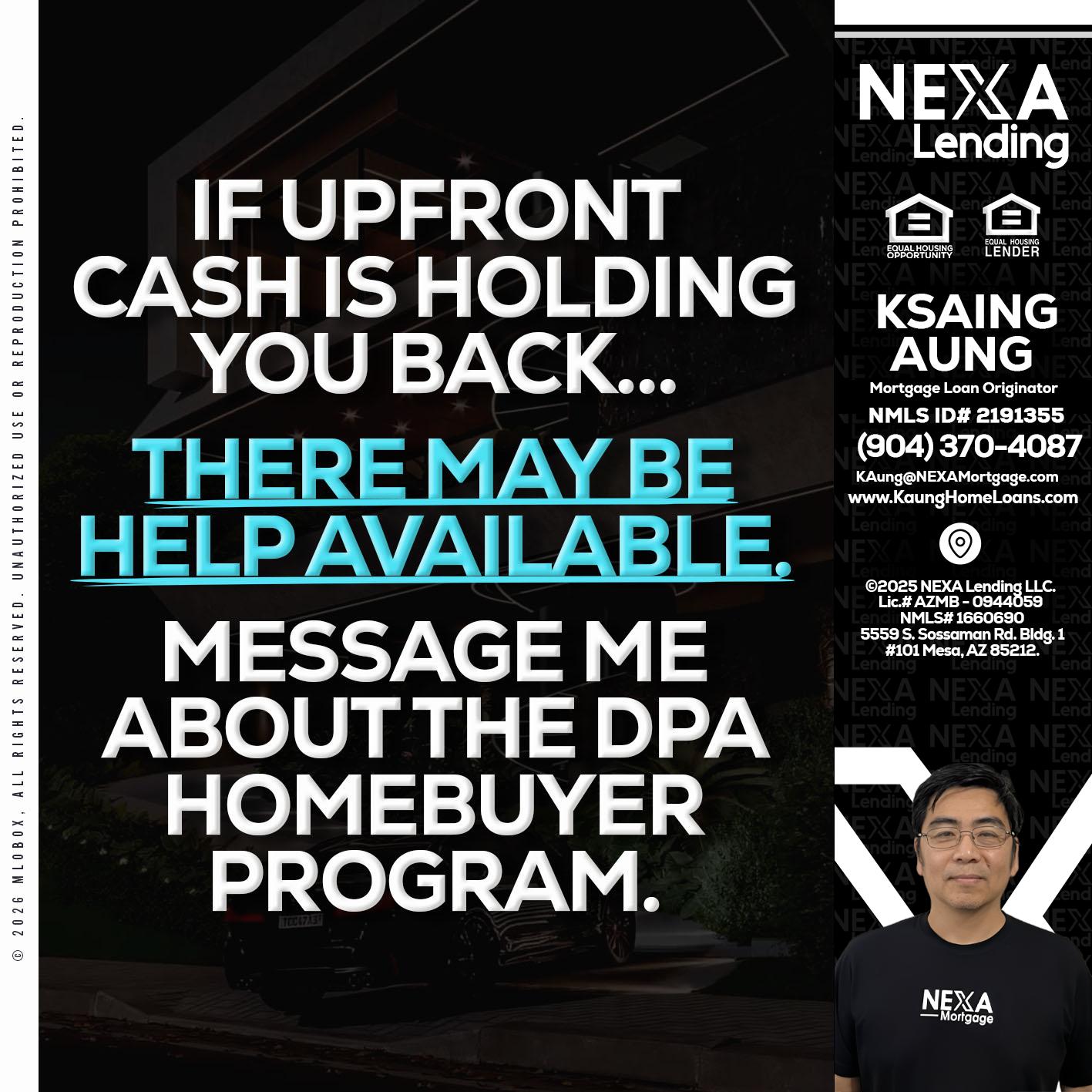 IF UPFRONT - Ksaing Aung -Mortgage Loan Originator
