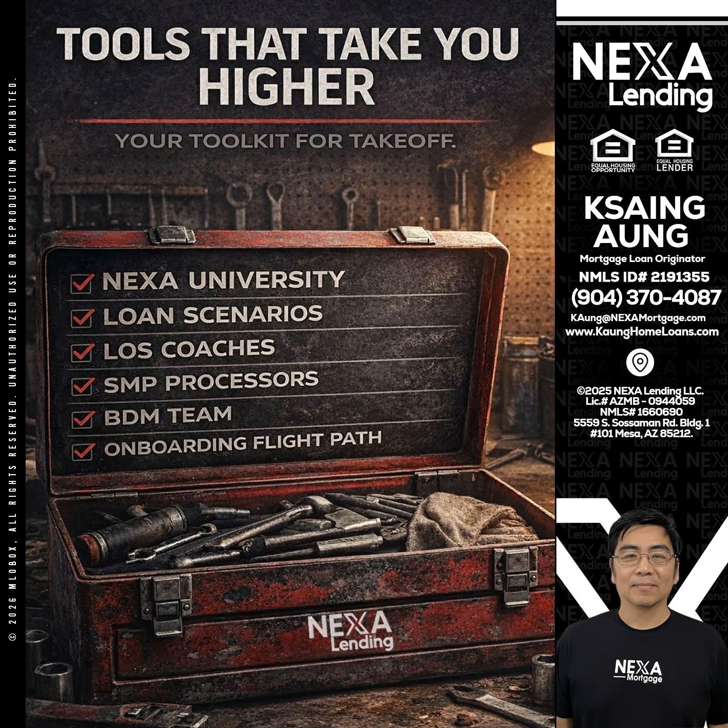 TOOLS THAT - Ksaing Aung -Mortgage Loan Originator