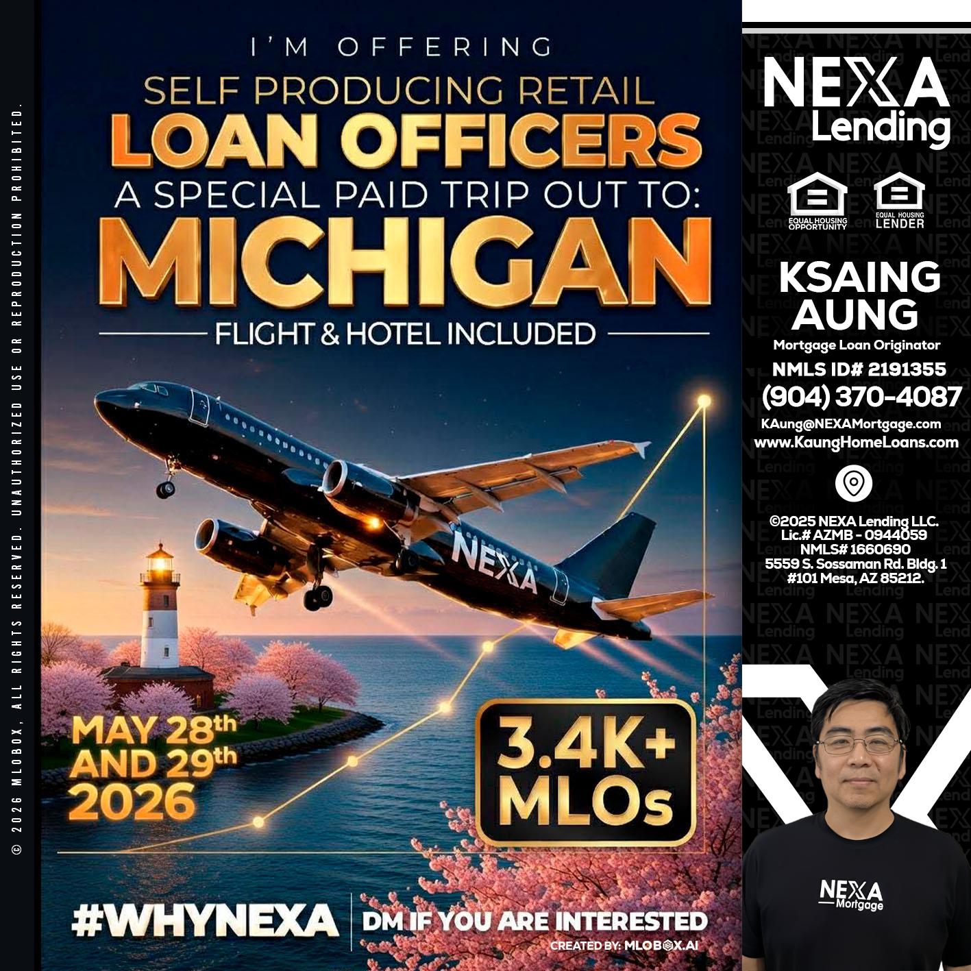 MICHIGAN TRIP - Ksaing Aung -Mortgage Loan Originator
