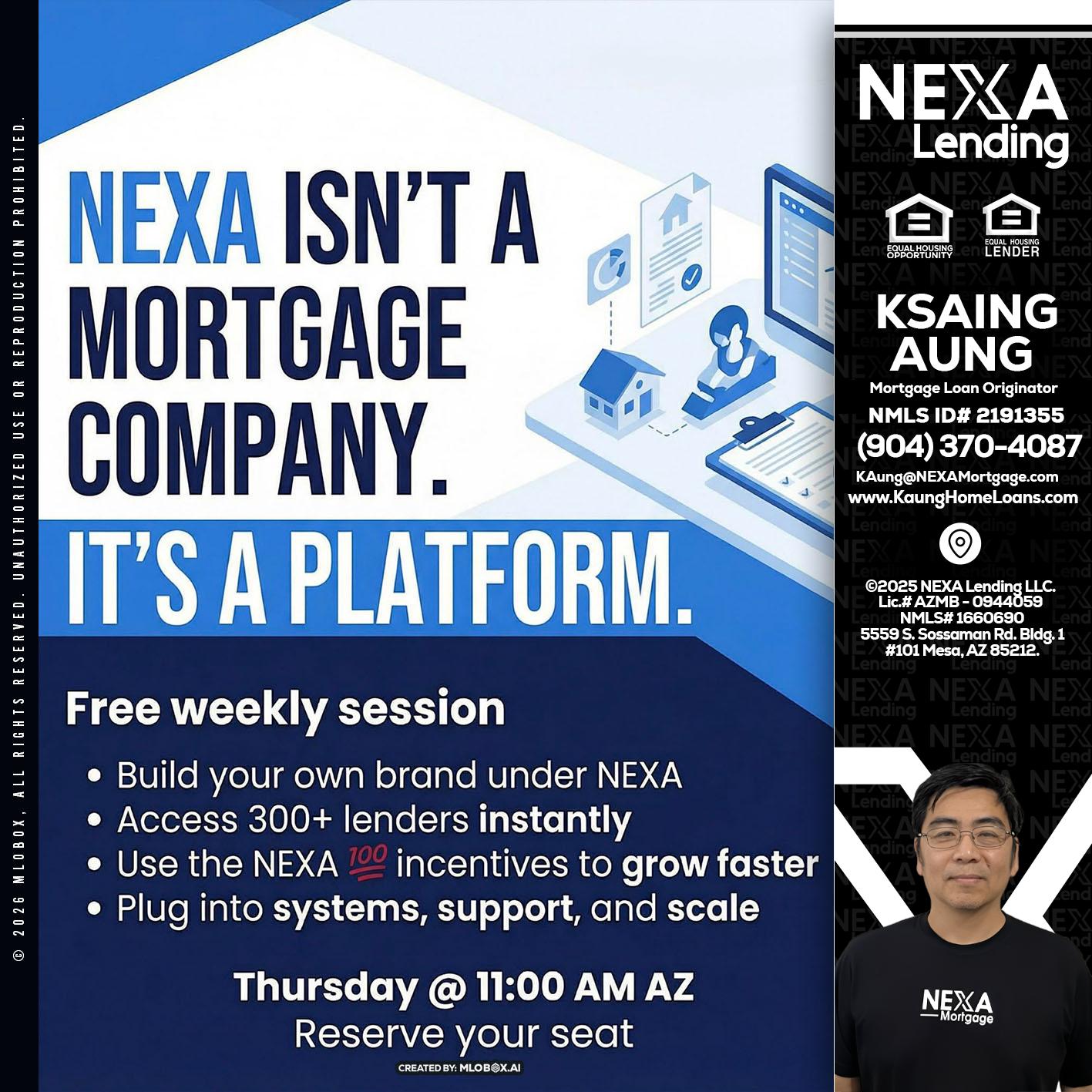 NEXA ISNT - Ksaing Aung -Mortgage Loan Originator