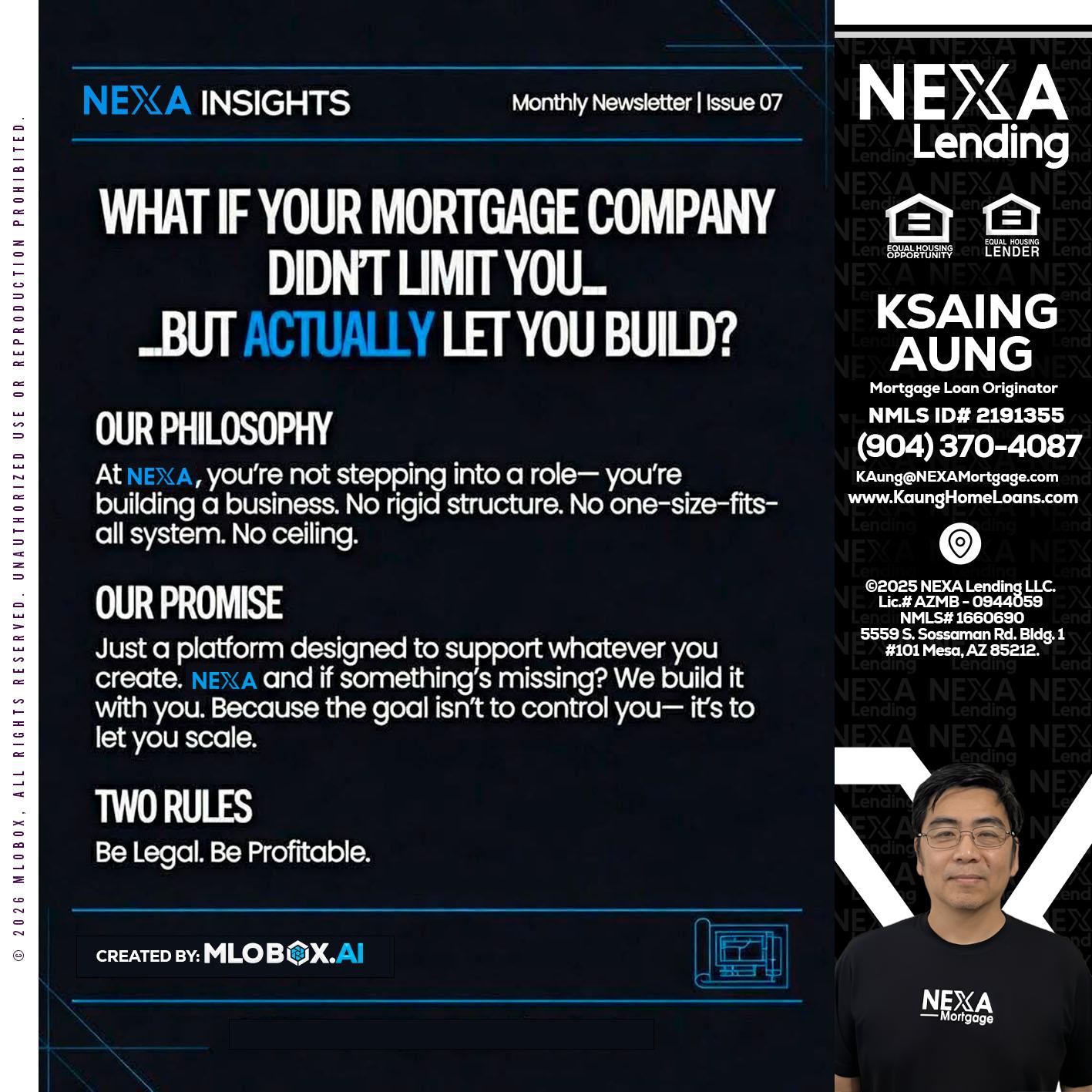NEXA INSIGHTS - Ksaing Aung -Mortgage Loan Originator