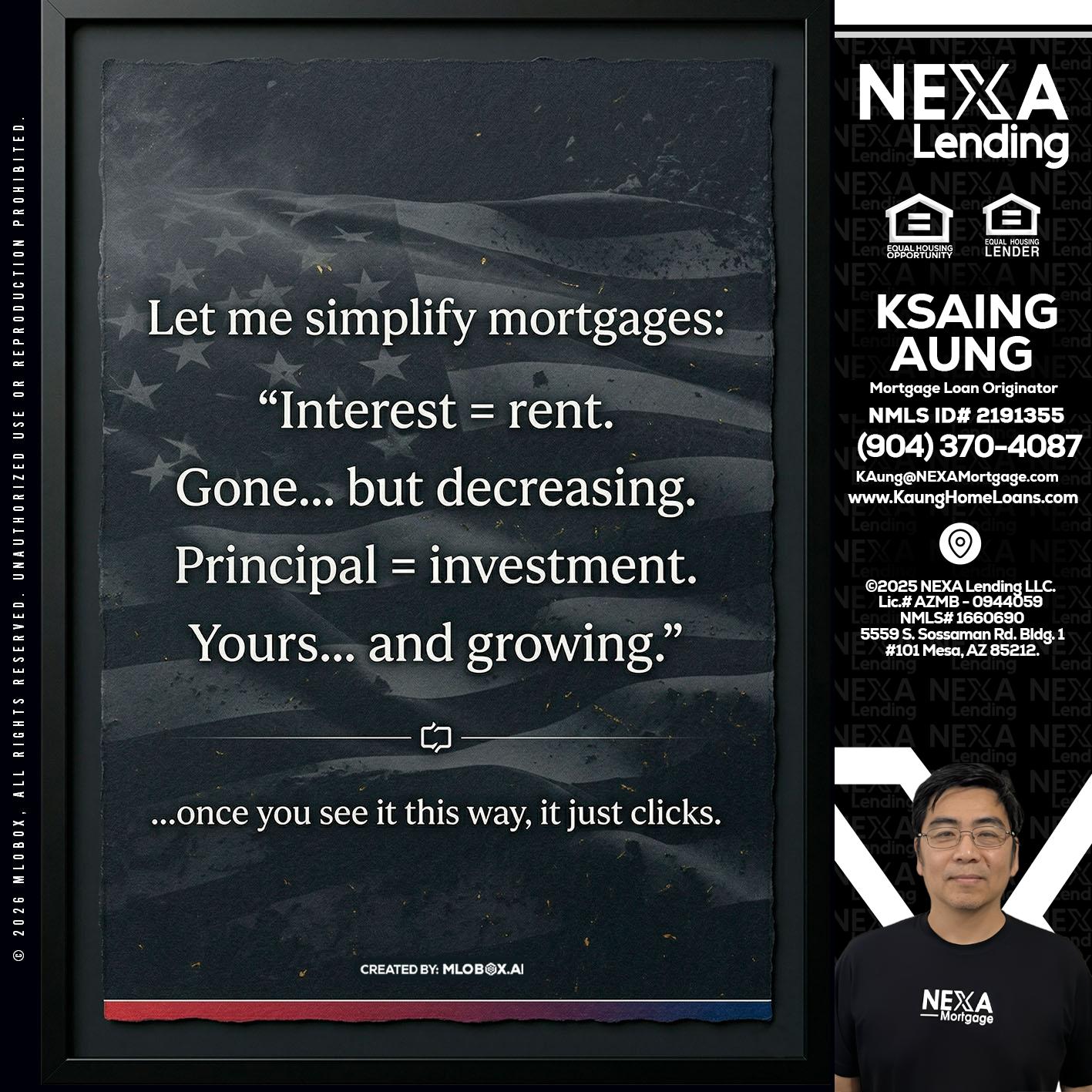LET ME SIMPLIFY - Ksaing Aung -Mortgage Loan Originator