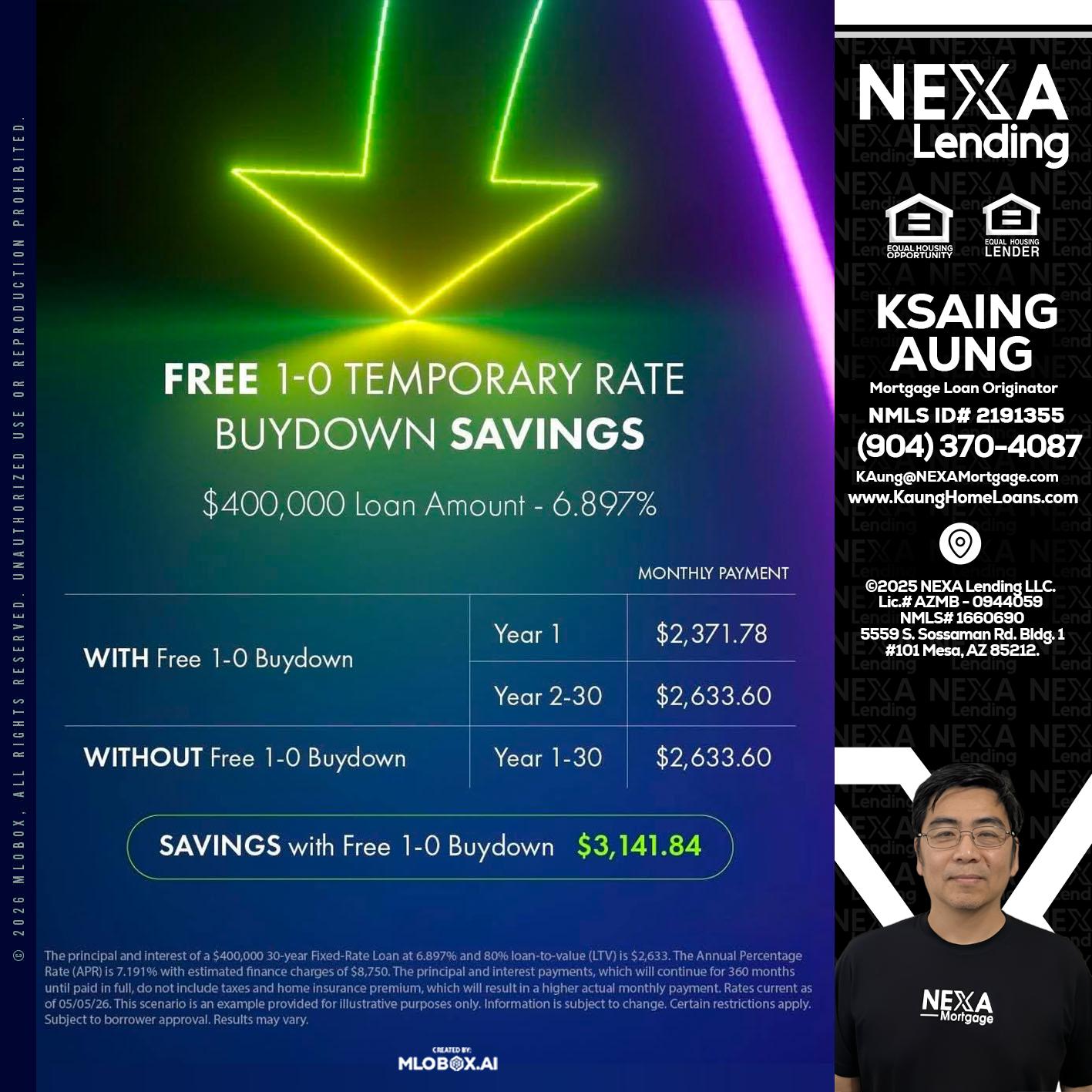 BUYDOWN - Ksaing Aung -Mortgage Loan Originator