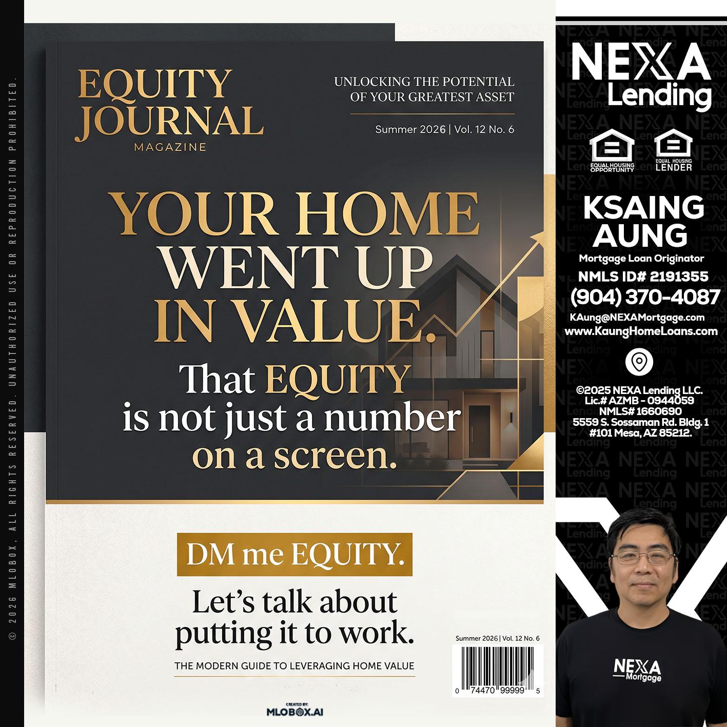 YOUR HOME - Ksaing Aung -Mortgage Loan Originator