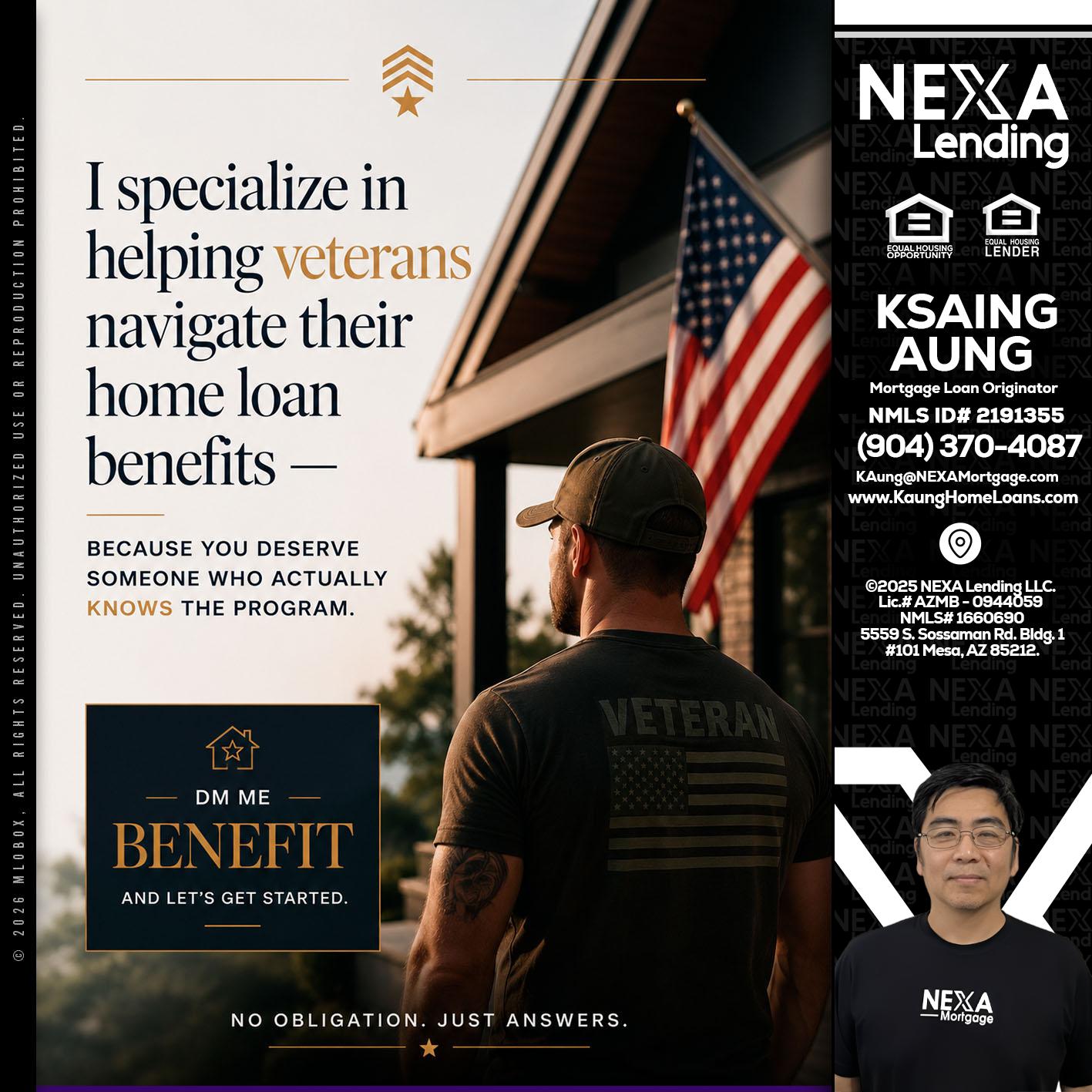 I SPECIALIZE - Ksaing Aung -Mortgage Loan Originator