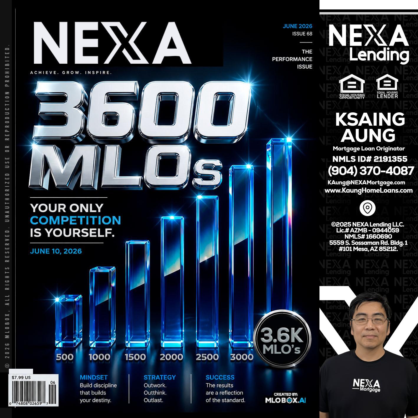 3600 MLOs - Ksaing Aung -Mortgage Loan Originator
