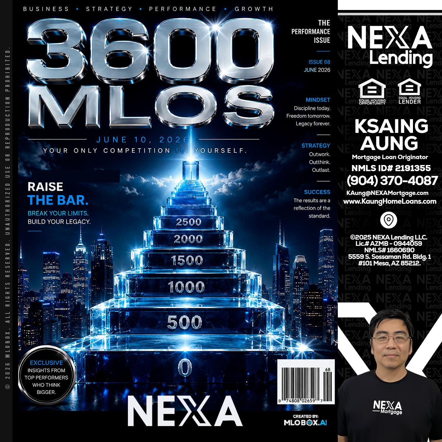 3600 MLOs - Ksaing Aung -Mortgage Loan Originator