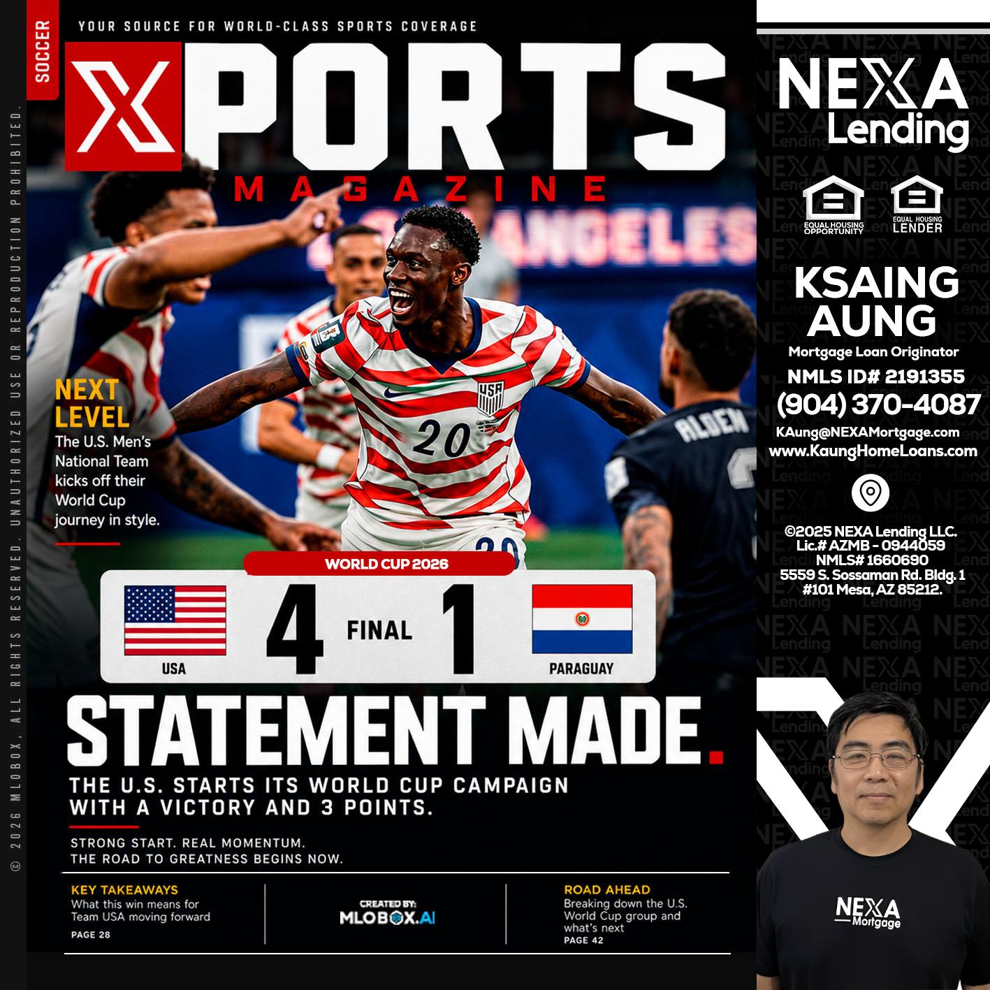 XPORTS - Ksaing Aung -Mortgage Loan Originator