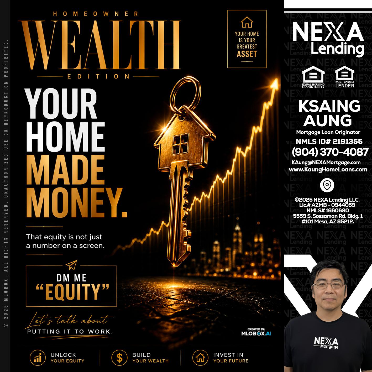 YOUR HOME MADE - Ksaing Aung -Mortgage Loan Originator
