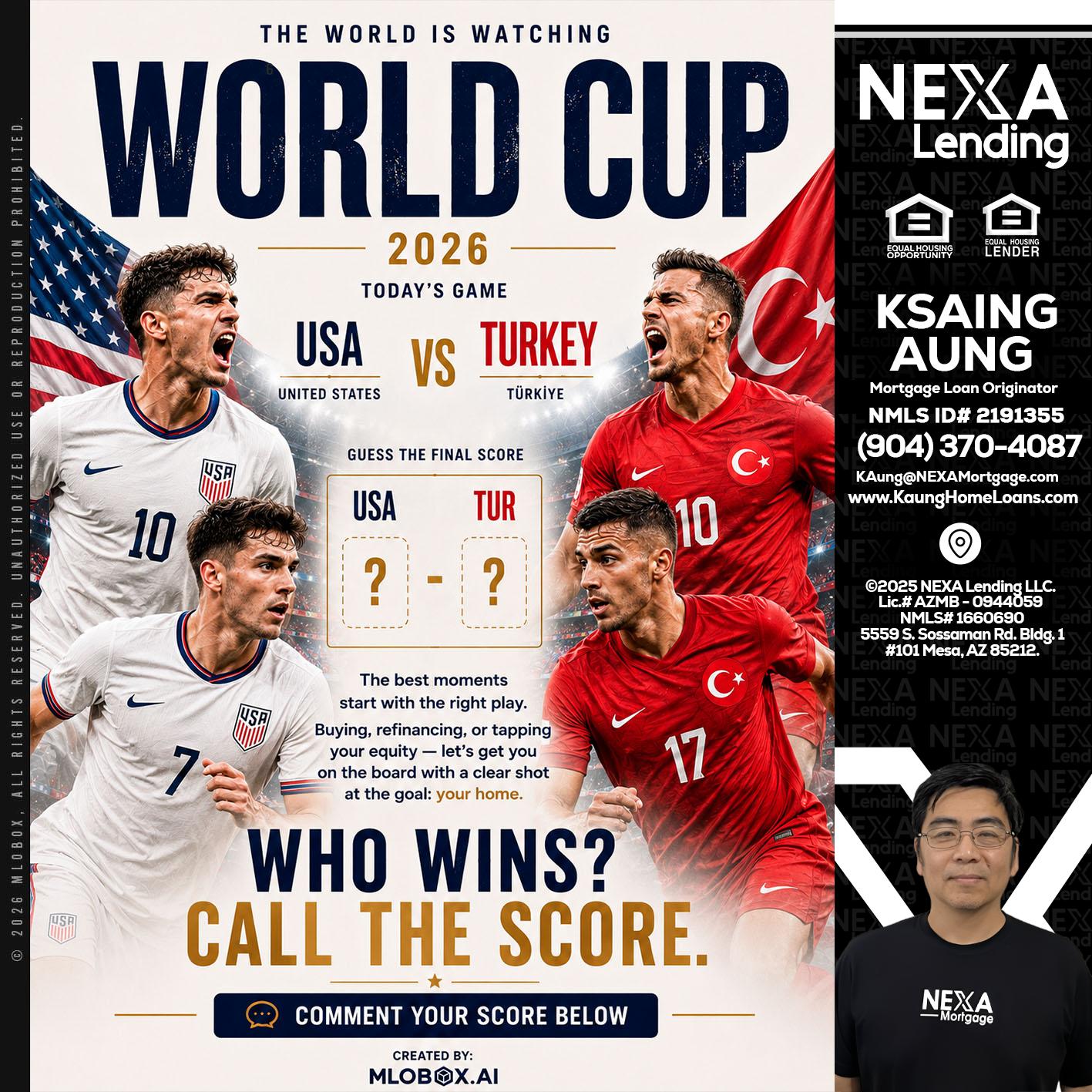 WHOS GONNA WIN? - Ksaing Aung -Mortgage Loan Originator