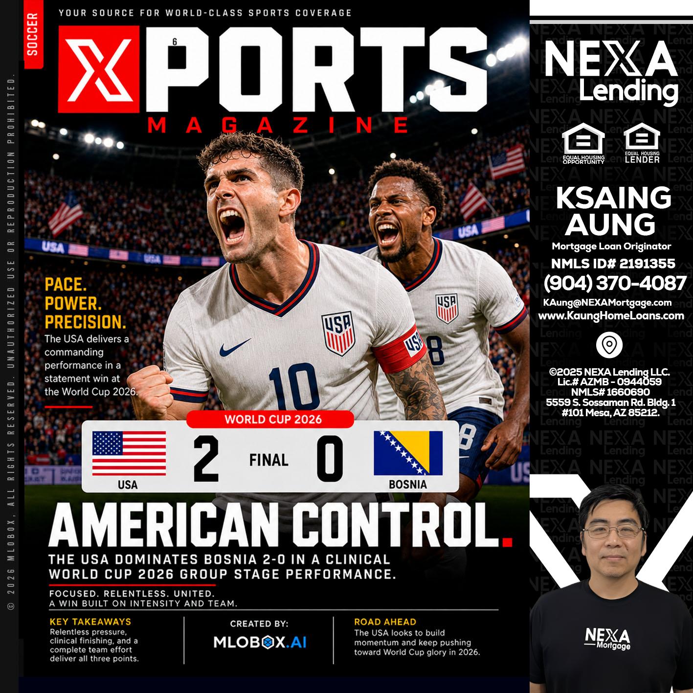 AMERICAN CONTROL - Ksaing Aung -Mortgage Loan Originator