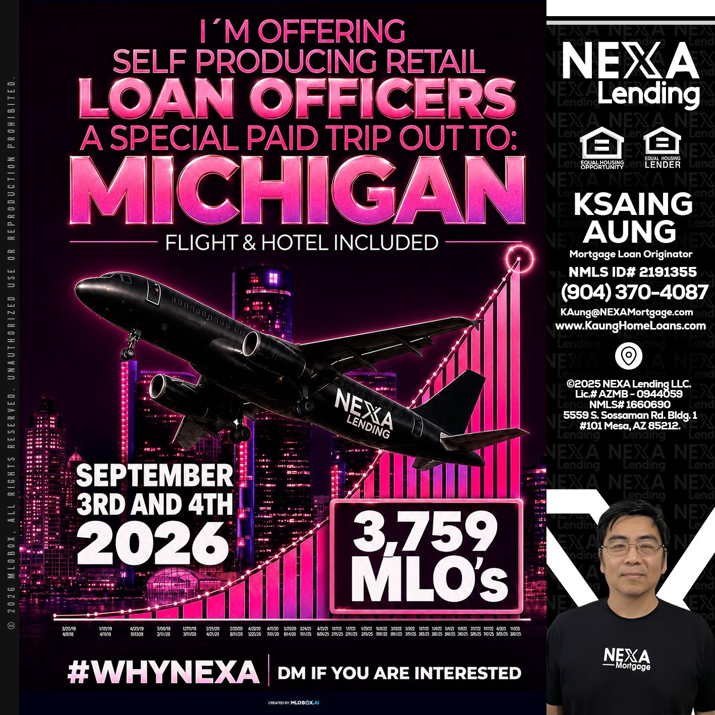 MICHIGAN TRIP - Ksaing Aung -Mortgage Loan Originator