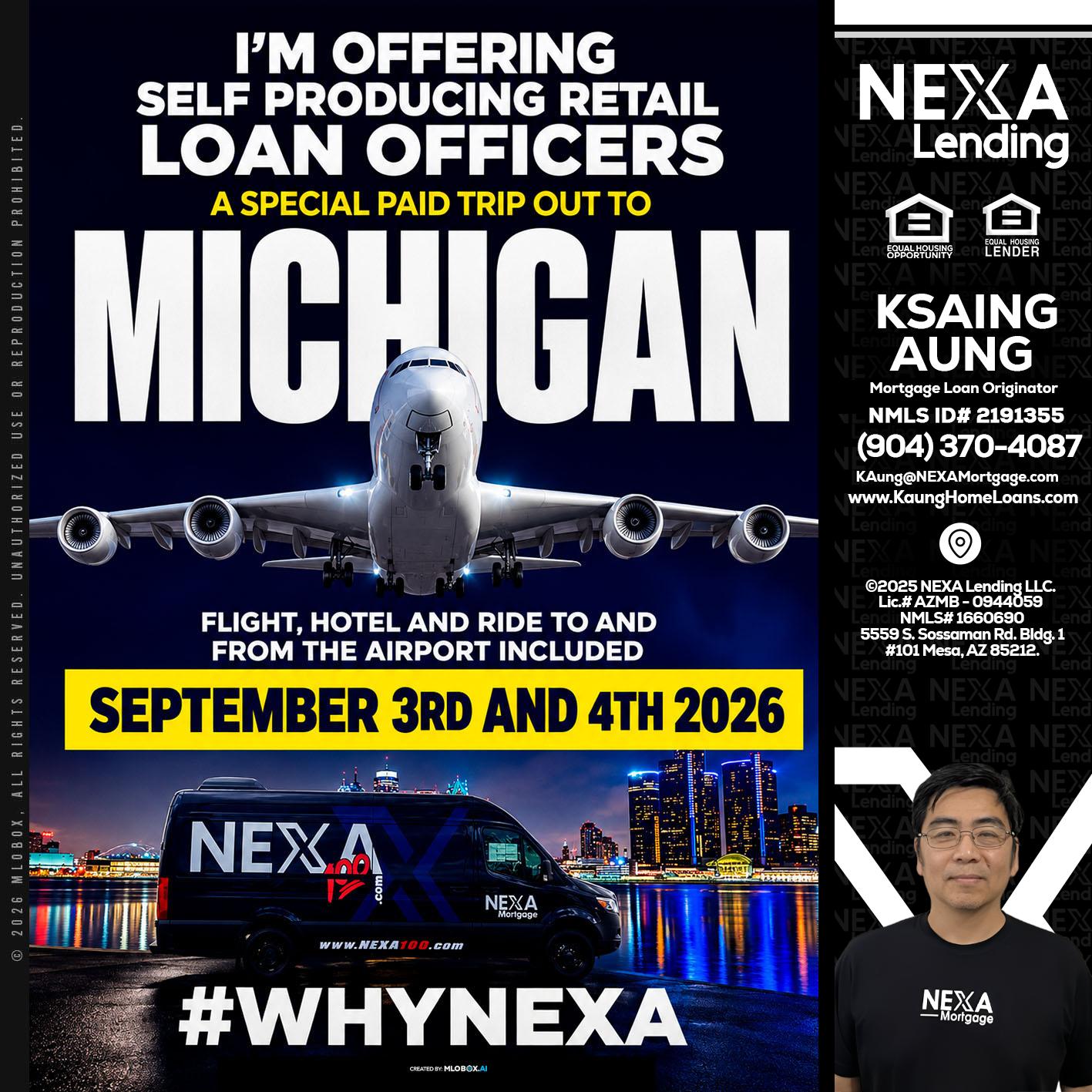 MICHIGAN - Ksaing Aung -Mortgage Loan Originator
