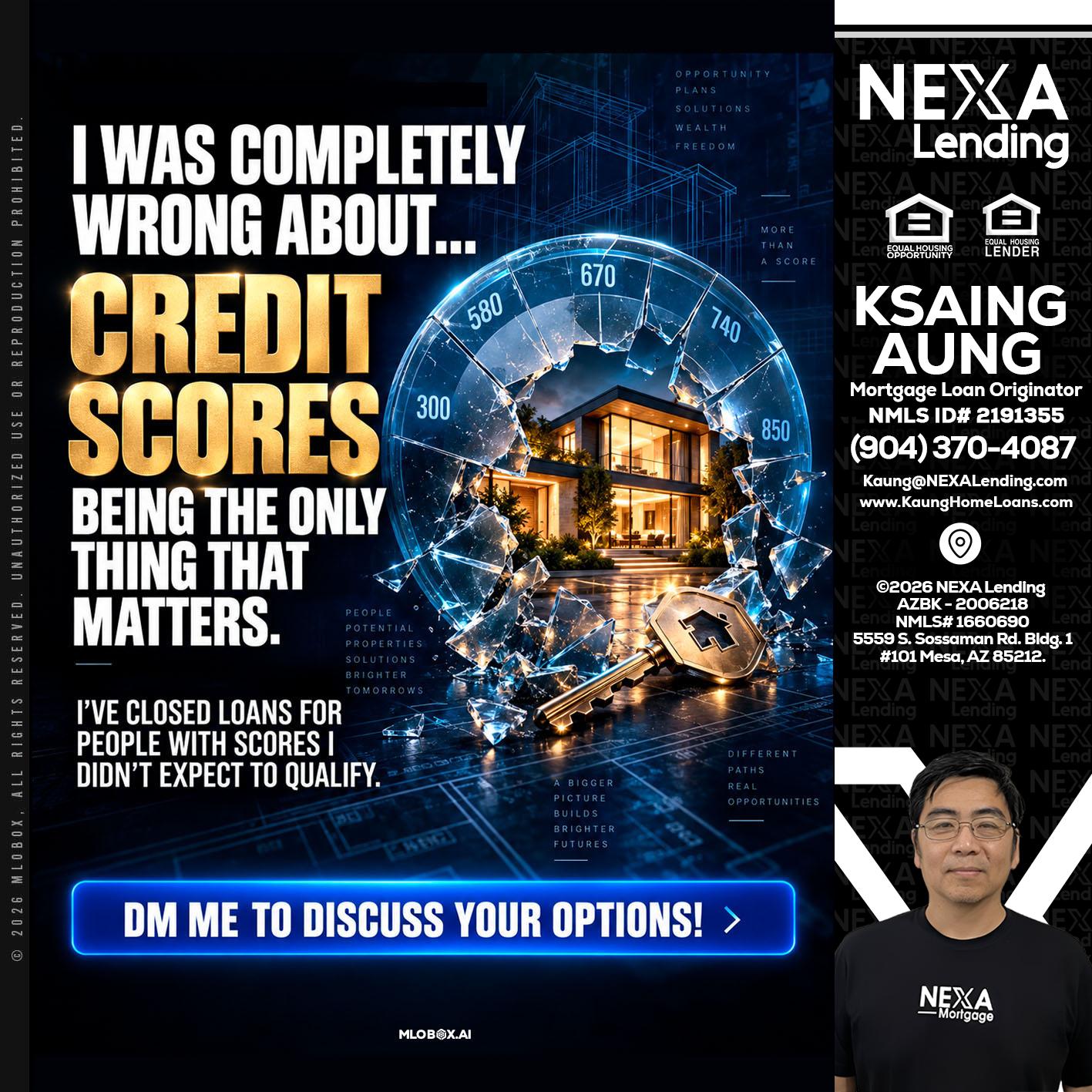 I WAS COMPLETY - Ksaing Aung -Mortgage Loan Originator